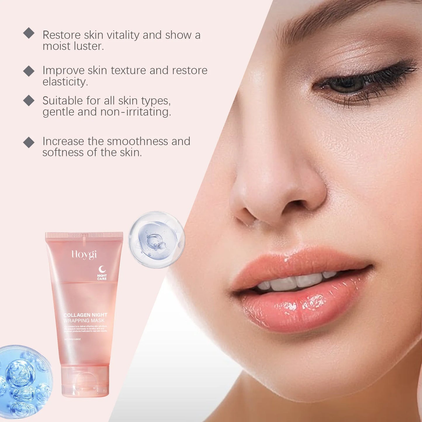 Collagen Night Wrapping Mask™ — Radiant Renewal Hydration Treatment